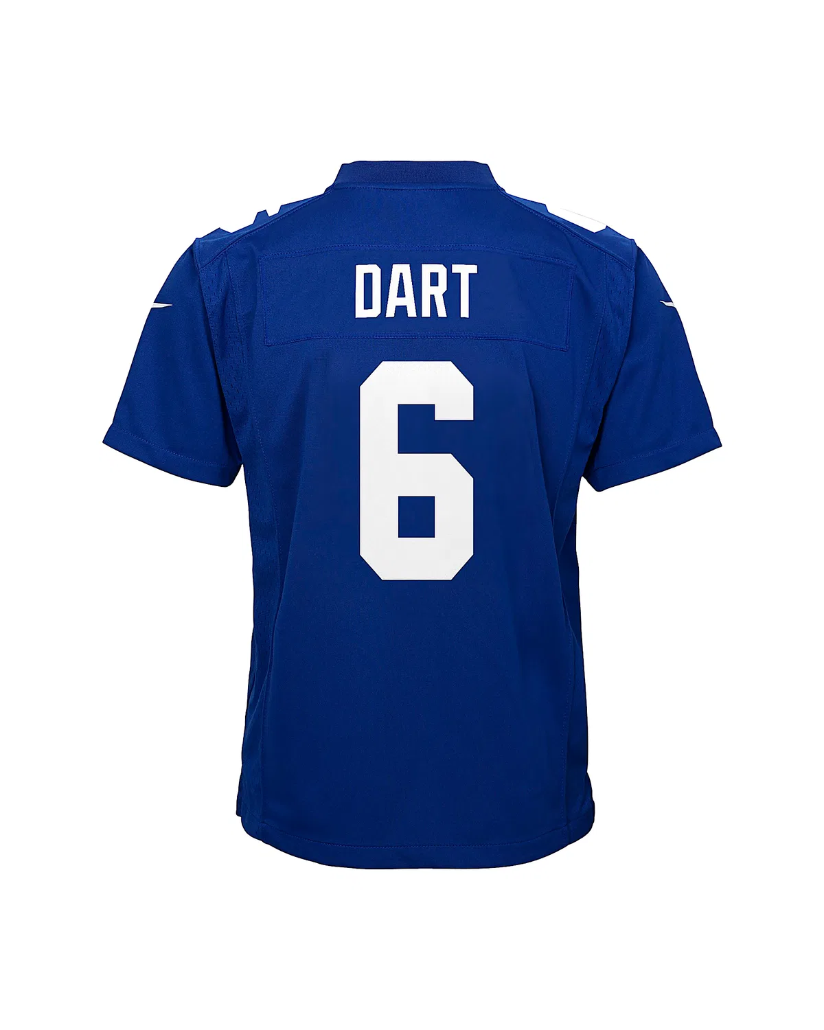 Детская большая игровая футболка Nike NFL Game Jersey Jaxson Dart New York Giants 2025 NFL Draft First Round Pick, Royal — фото 2