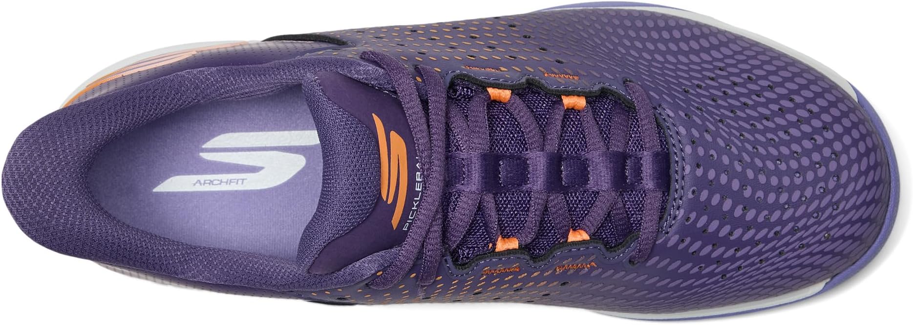Кроссовки SKECHERS Skechers Hands Free Slip-ins Viper Court Reload, Purple/Coral — фото 2
