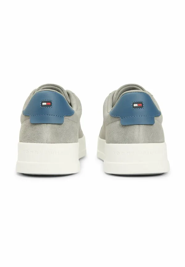 Контрастные кроссовки для корта на каблуке Tommy Hilfiger, Universal Grey — фото 4