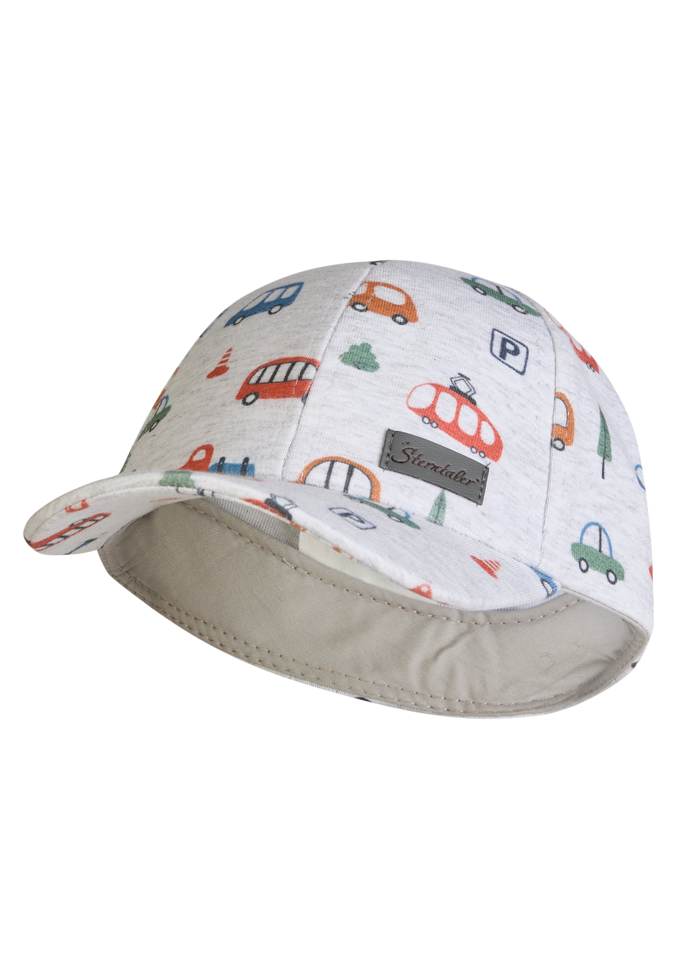 

STERNTALER Шляпа 'Fahrzeuge' в светло-сером цвете