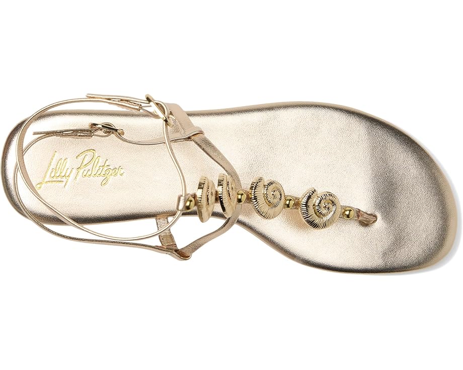Сандалии Lilly Pulitzer Dylann Sandals, цвет Gold Metallic — фото 2