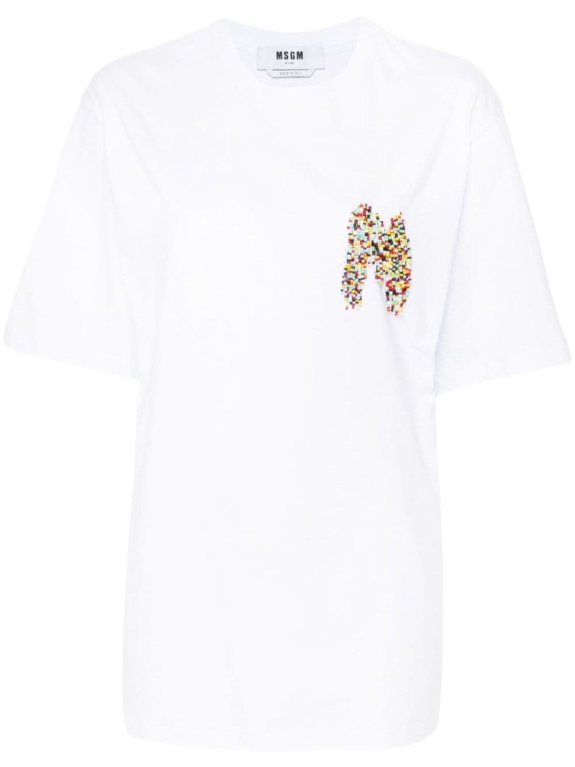 

MSGM футболка с логотипом, белый