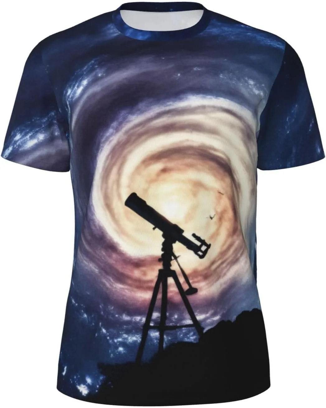 

Футболка мужская Space Galaxy с телескопом, принт, короткий рукав jshmgchw