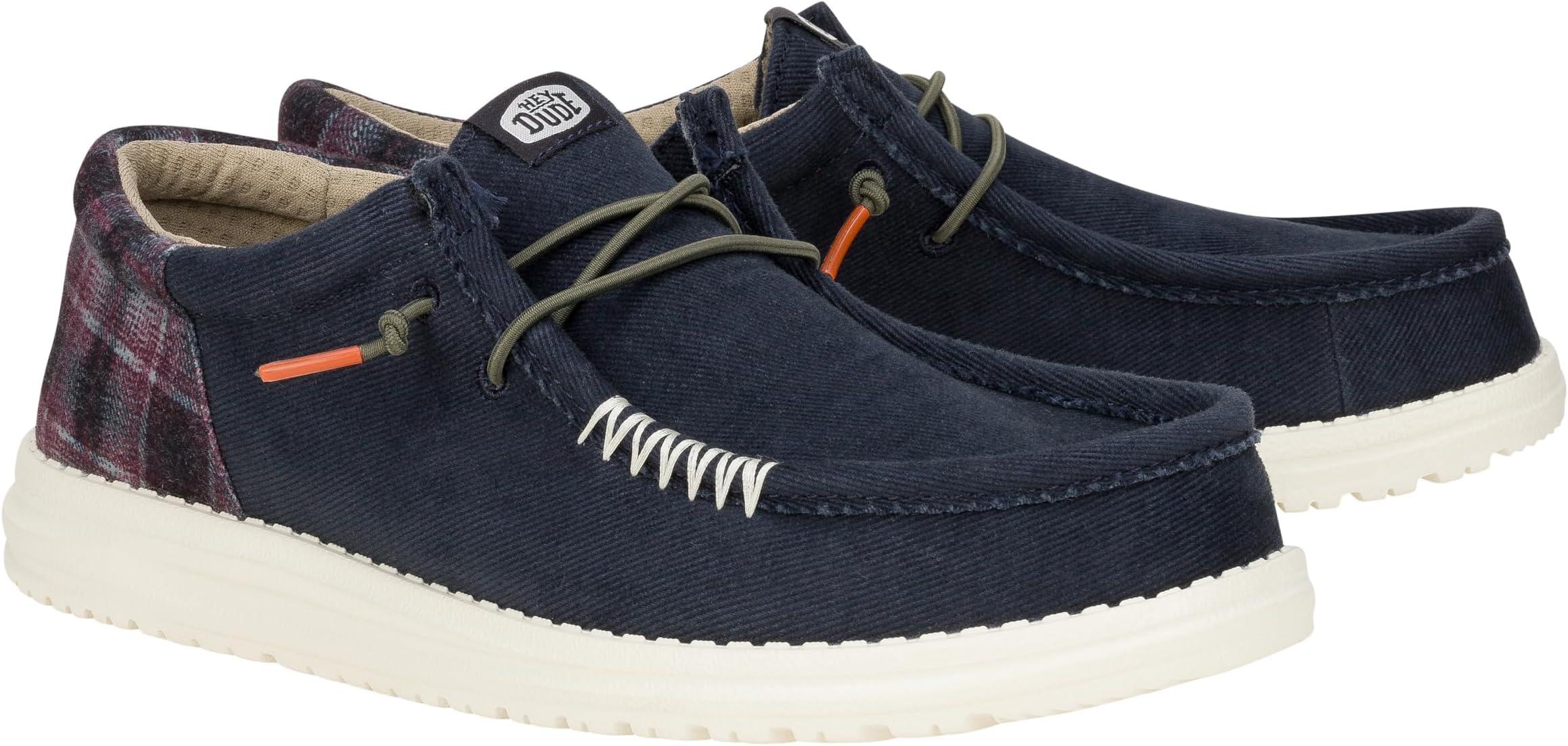 

Лоферы Hey Dude Wally Funk Waffle, Red Plaid