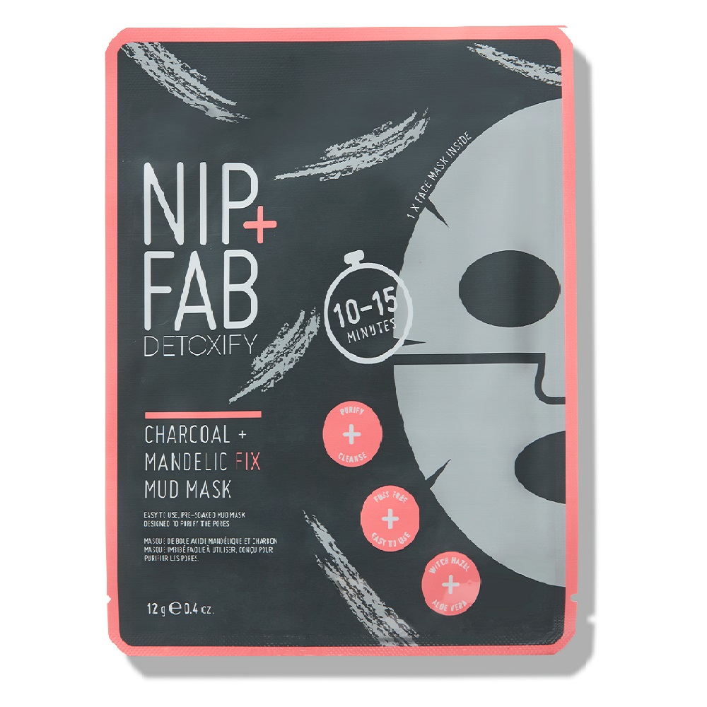 

Медицинская маска charcoal + mandelic fix mud mask Nip+Fab, вес 12 гр.