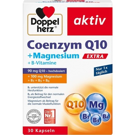 

Коэнзим Q10 + Магний ЭКСТРА 30 капсул Doppelherz