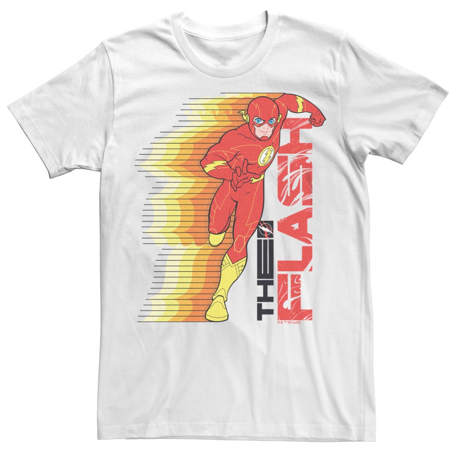 

Мужская футболка DC Comics The Flash Moving Color Palette Licensed Character