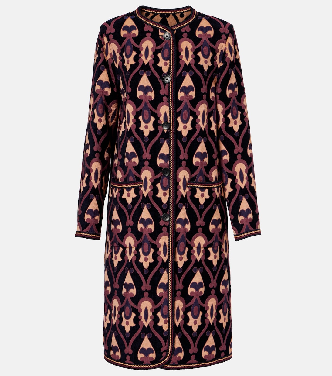 

Пальто с принтом Etro, Var. Multicolor F.Do Blu