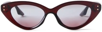 

Модные женские солнцезащитные очки в стиле ретро с разноцветными заклепками, уличные очки для стрельбы, защита от ультрафиолета UV400 для женщин MTZJH, C4 Wine Red Gradient