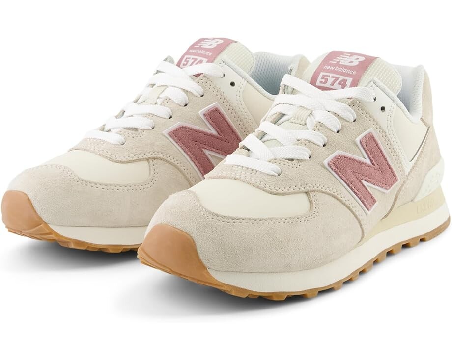 

Кроссовки New Balance Classics WL574, цвет Linen/Rosewood