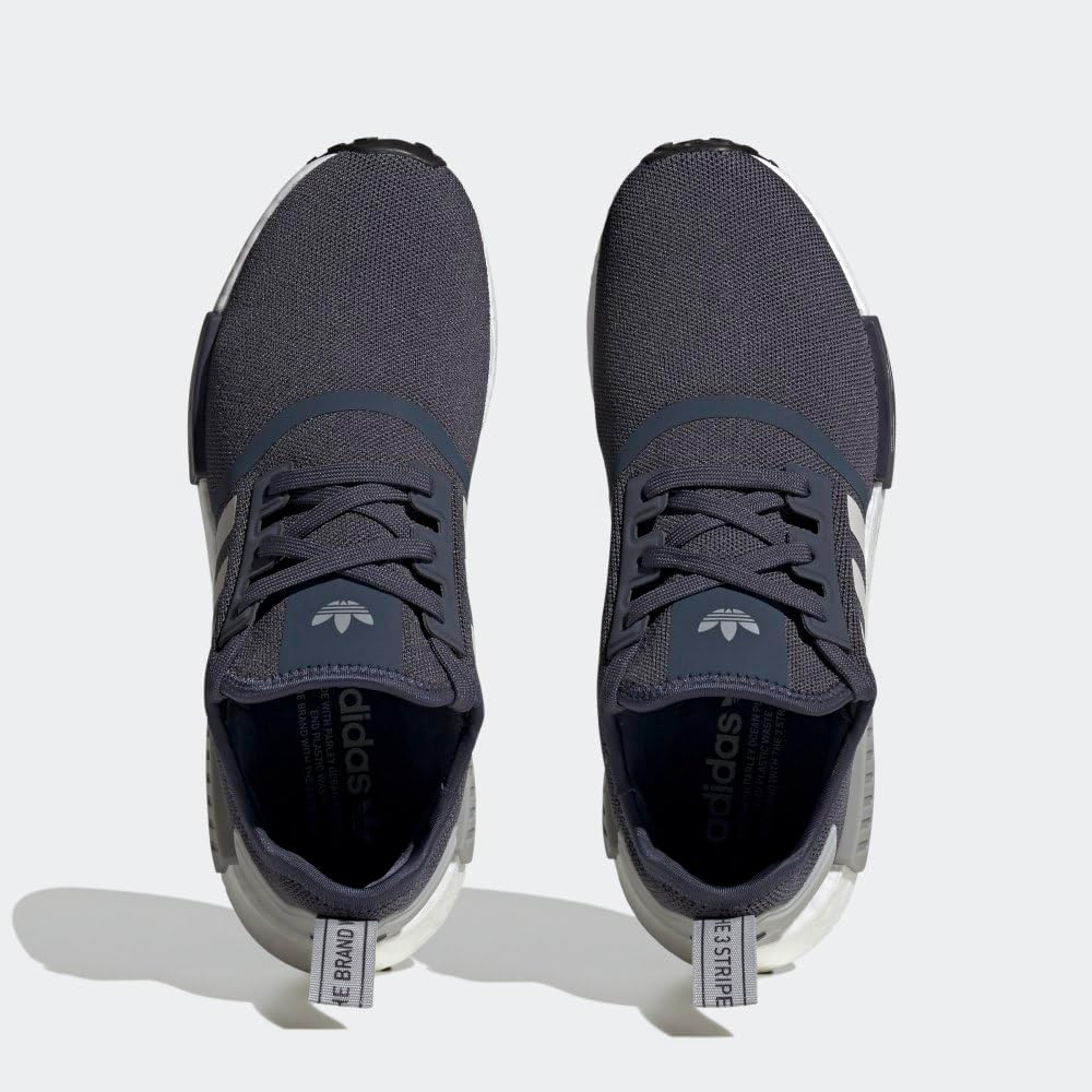 Мужские кроссовки adidas NMDr1 Primeknit, черный/синий/серый — фото 3