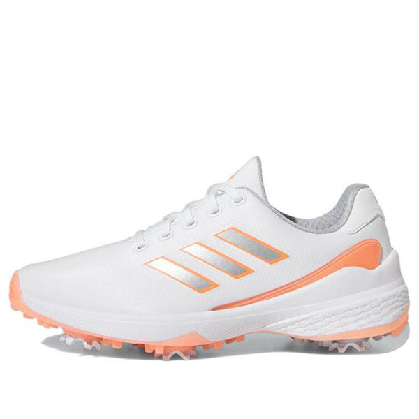 

Кроссовки (WMNS) Adidas ZG23 Golf Shoes 'Cloud White Silver Metallic Coral Fusion', белый