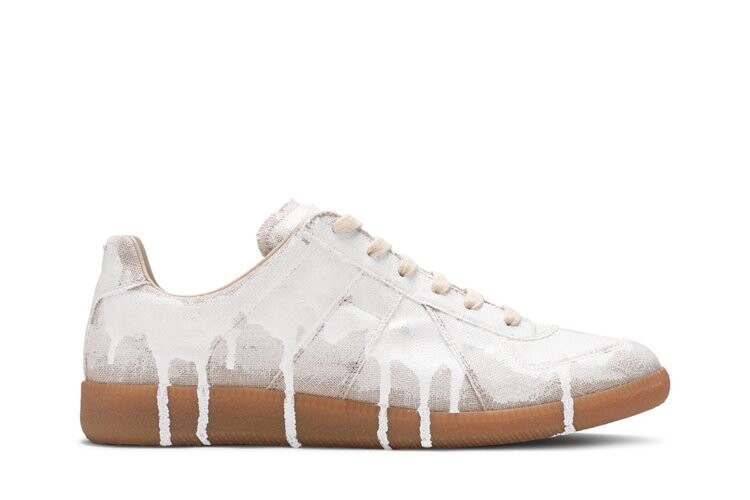 

Кроссовки Maison Margiela Replica 'Paint Drip - Bianchetto', белый