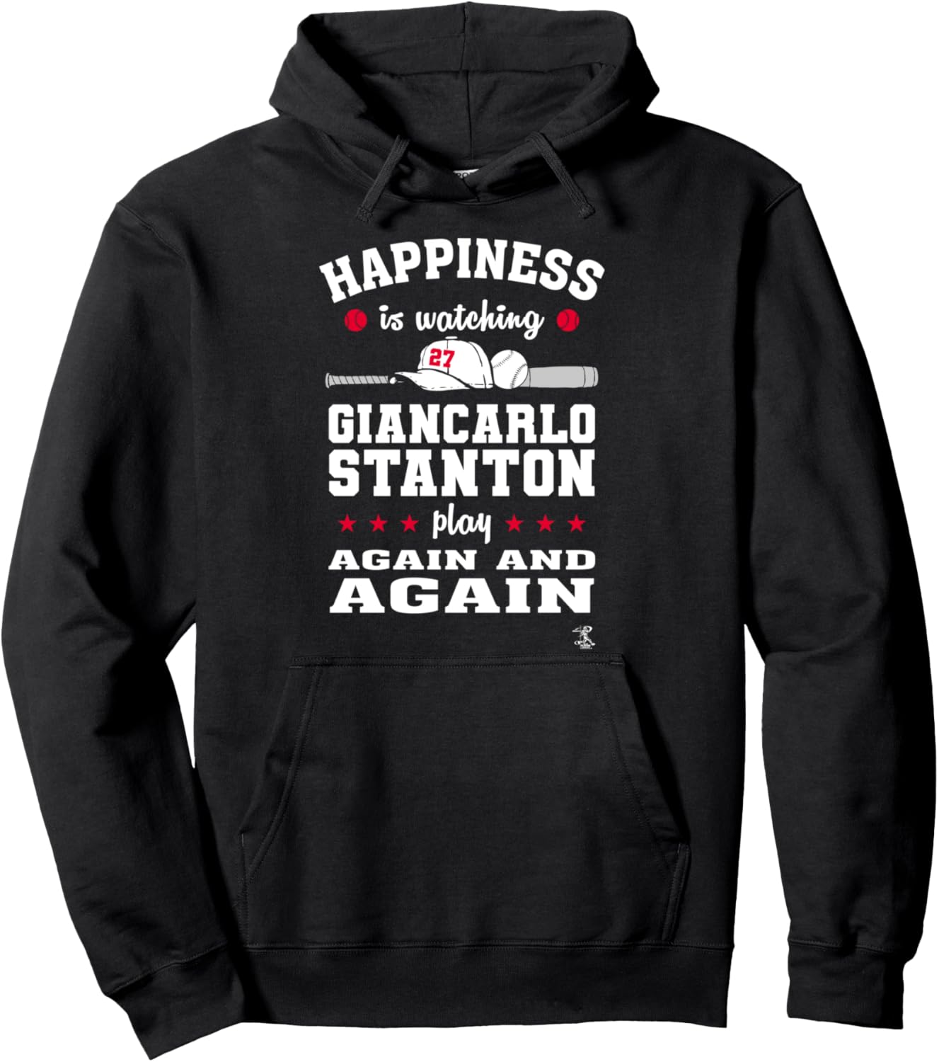 

Худи Giancarlo Stanton Happy is Watching Game Day, черная Ballpark Mvp, Черный, Худи Giancarlo Stanton Happy is Watching Game Day, черная Ballpark Mvp