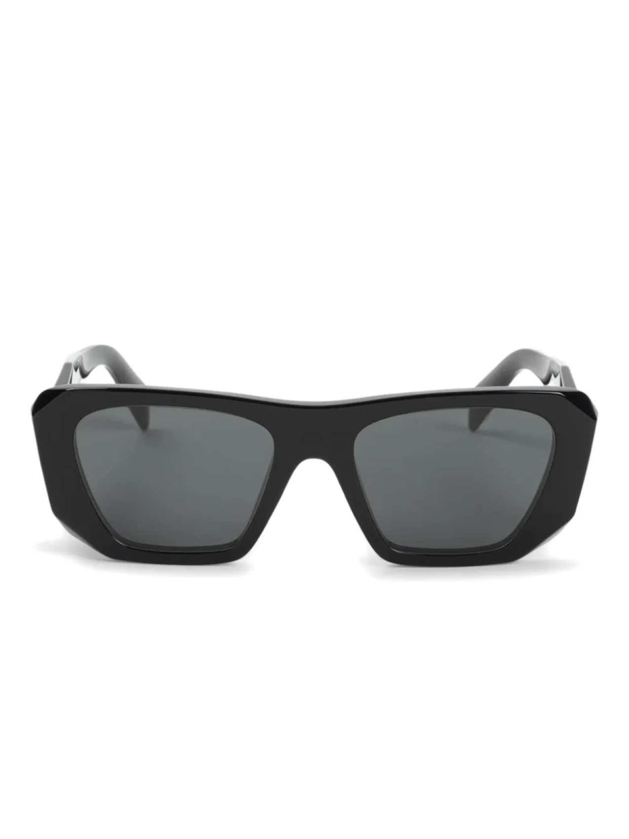 

Квадратные солнцезащитные очки Prada Eyewear, черный