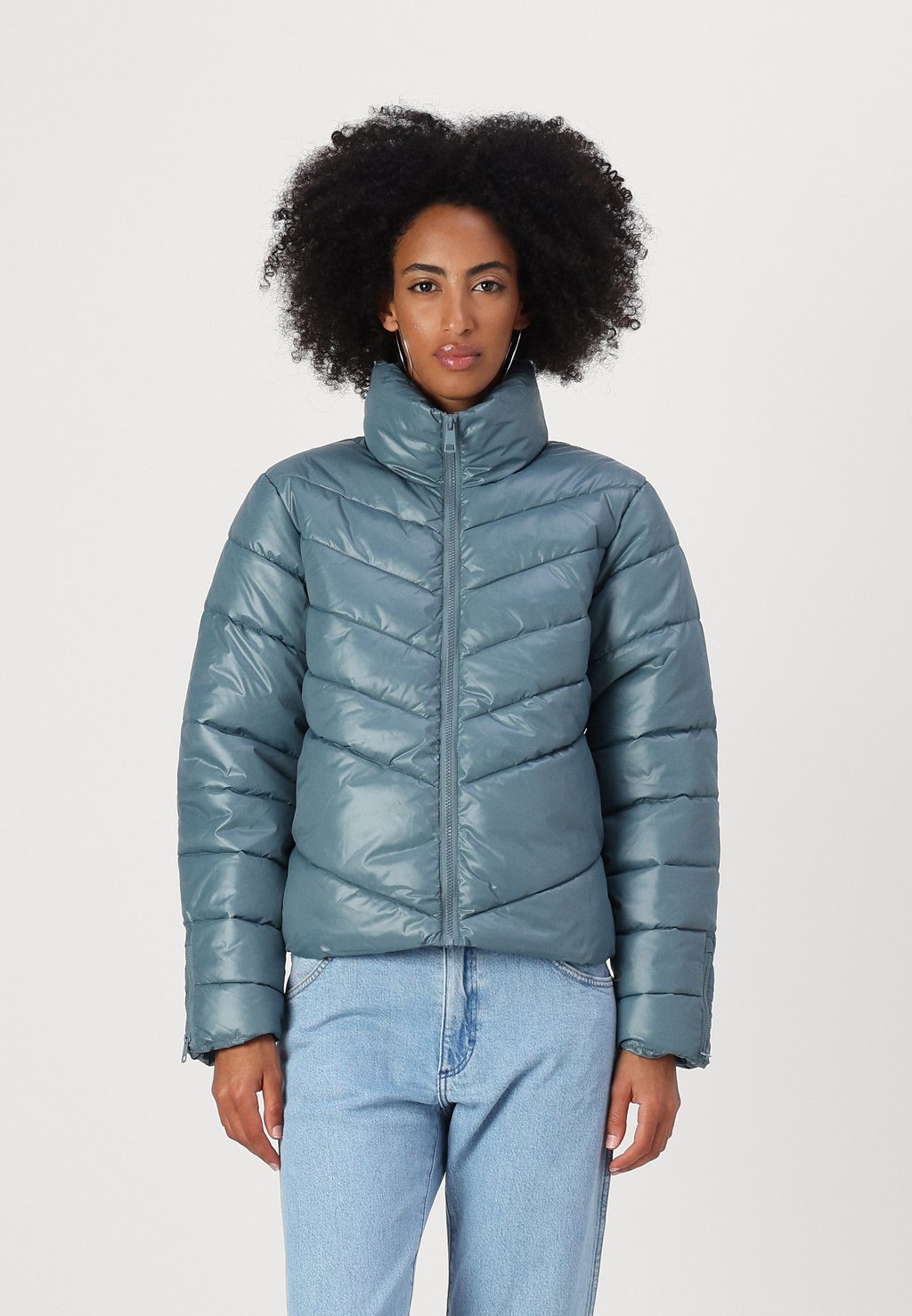 

Зимняя куртка JDYFIONA SHORT JACKET JDY, сине-серый