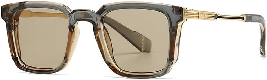 

Женские солнцезащитные очки класса люкс в стиле ретро с заклепками; мужские солнцезащитные очки с градиентным переходом цвета и защитой от УФ-излучения UV400 HVTVTLA, Grey Tea Tea