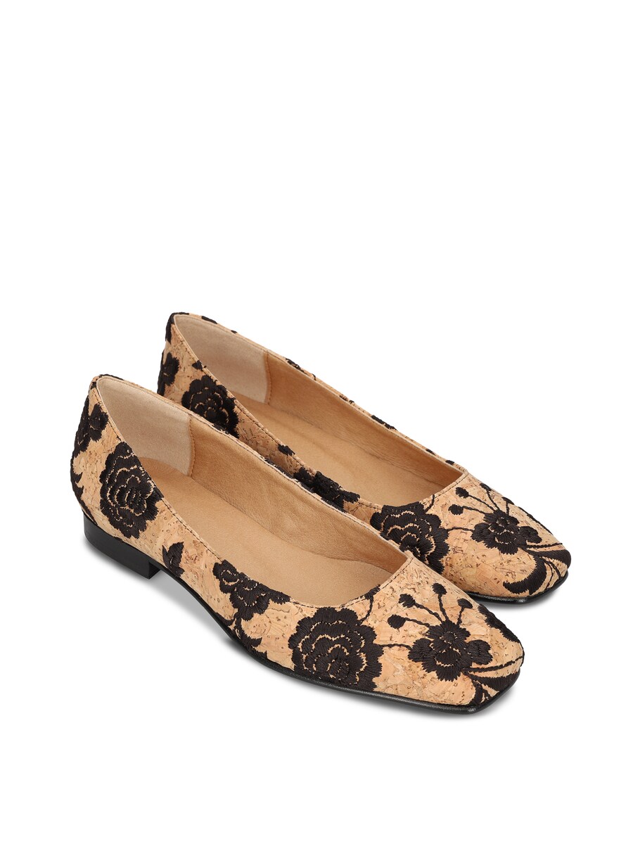 Балетки nae Vegan Shoes Louise Cork, светло-коричневый — фото 2