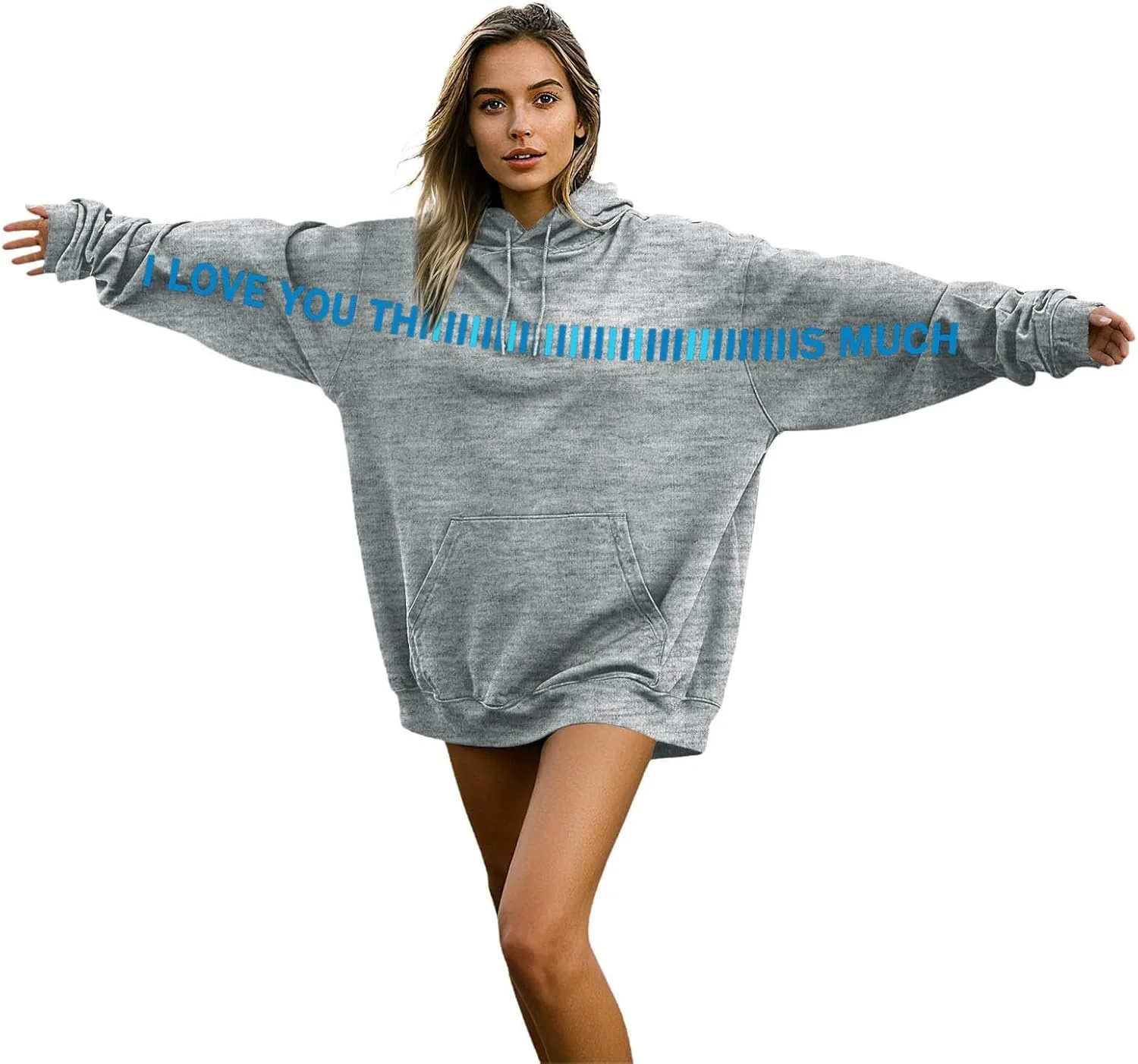 

Толстовка Valentine's Day I Love You This Much