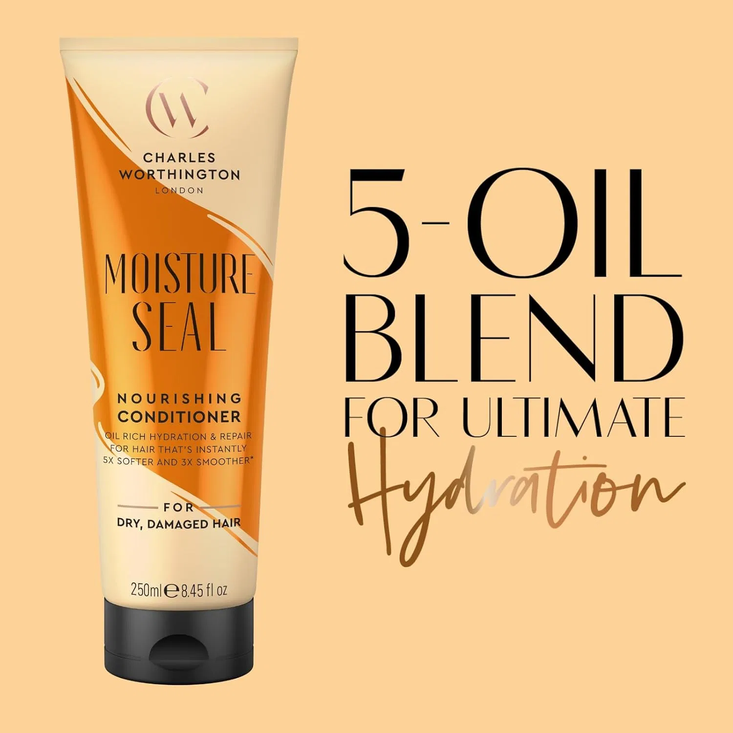 Кондиционер Charles Worthington Moisture Seal с кокосовым, аргановым и макадамиевым маслами, 250 мл Charles Worthington — фото 2