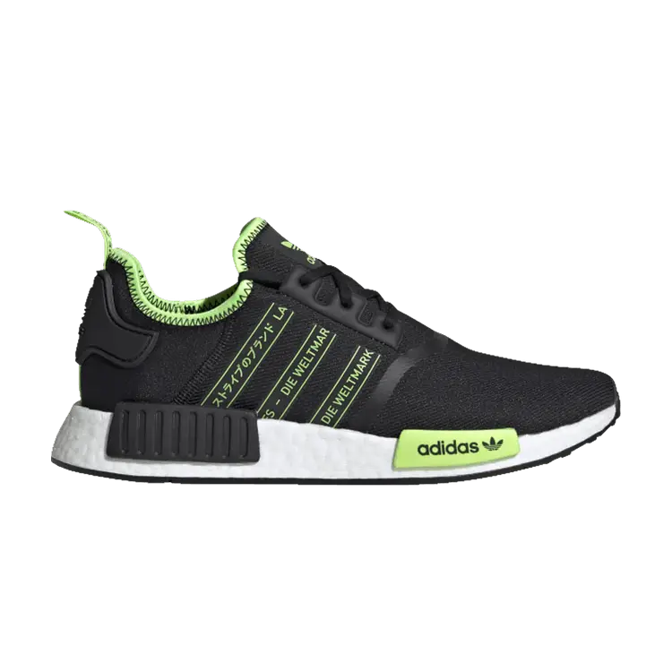 

Кроссовки Adidas NMD_R1, Black Signal Green
