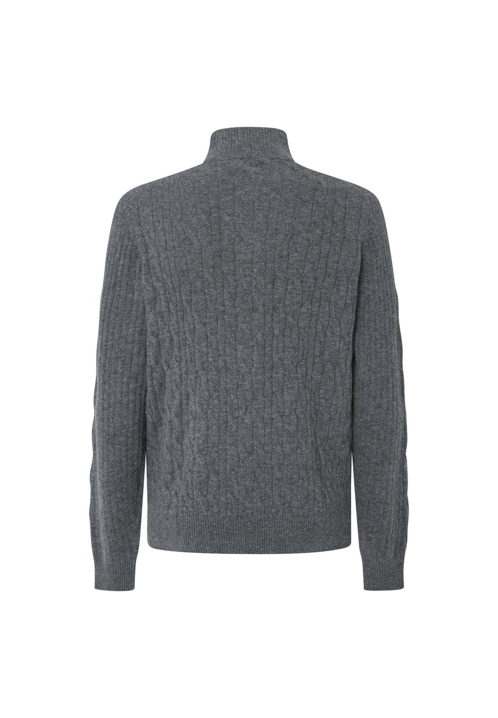 

Джемпер LW CABLE HZIP Hackett London, серый