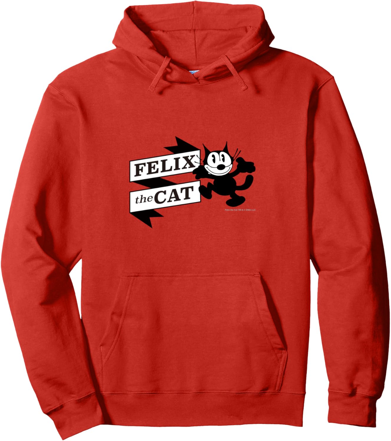 

Толстовка с логотипом Felix The Cat RIBBON и изображением кота Феликса, красный