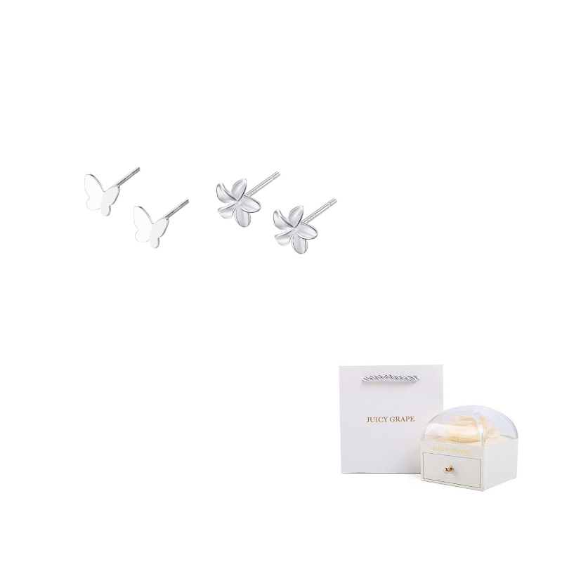 

JUICY GRAPE Серьги S999 Silver Stud для женщин