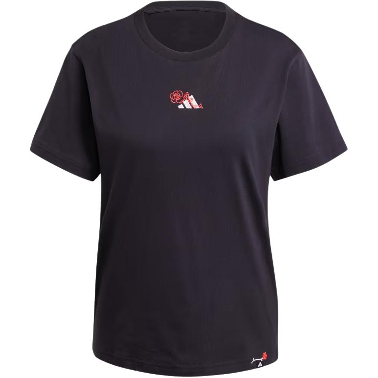 Футболка Lounge Mini Graphic с доставкой Adidas, черный — фото 3