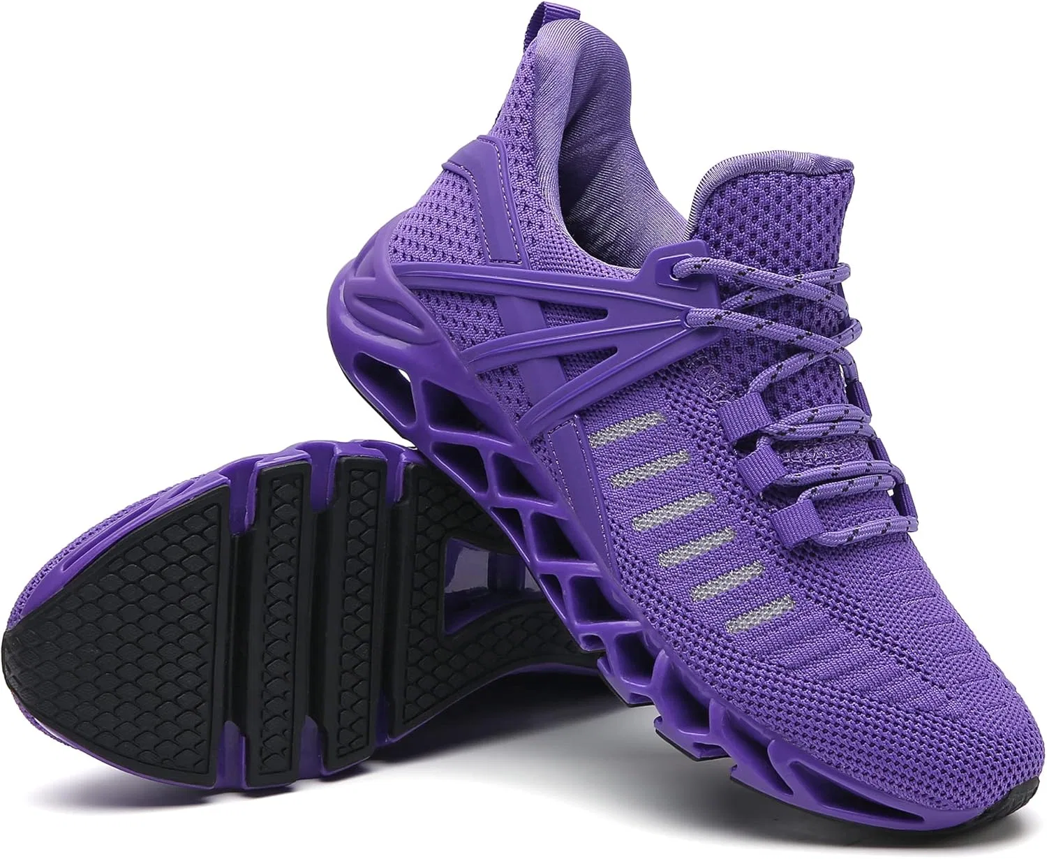 Мужские беговые кроссовки TSIODFO для спортивной ходьбы, 1922 Purple — фото 3