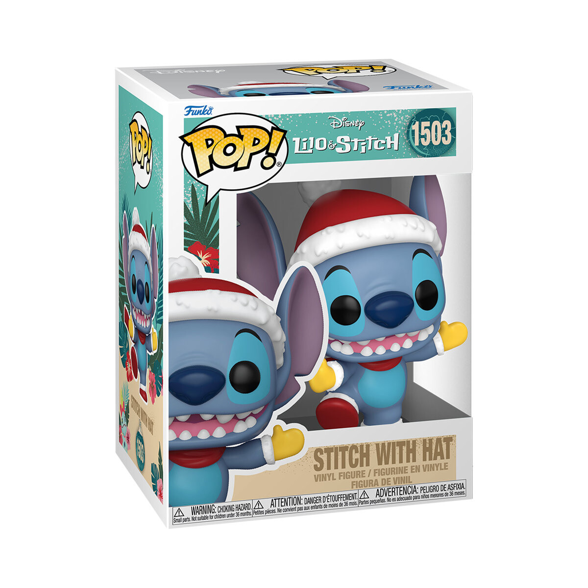 

Funko POP! Коллекционная фигурка Marvel, POP Disney: Stitch HLDY – Stitch w/Hat