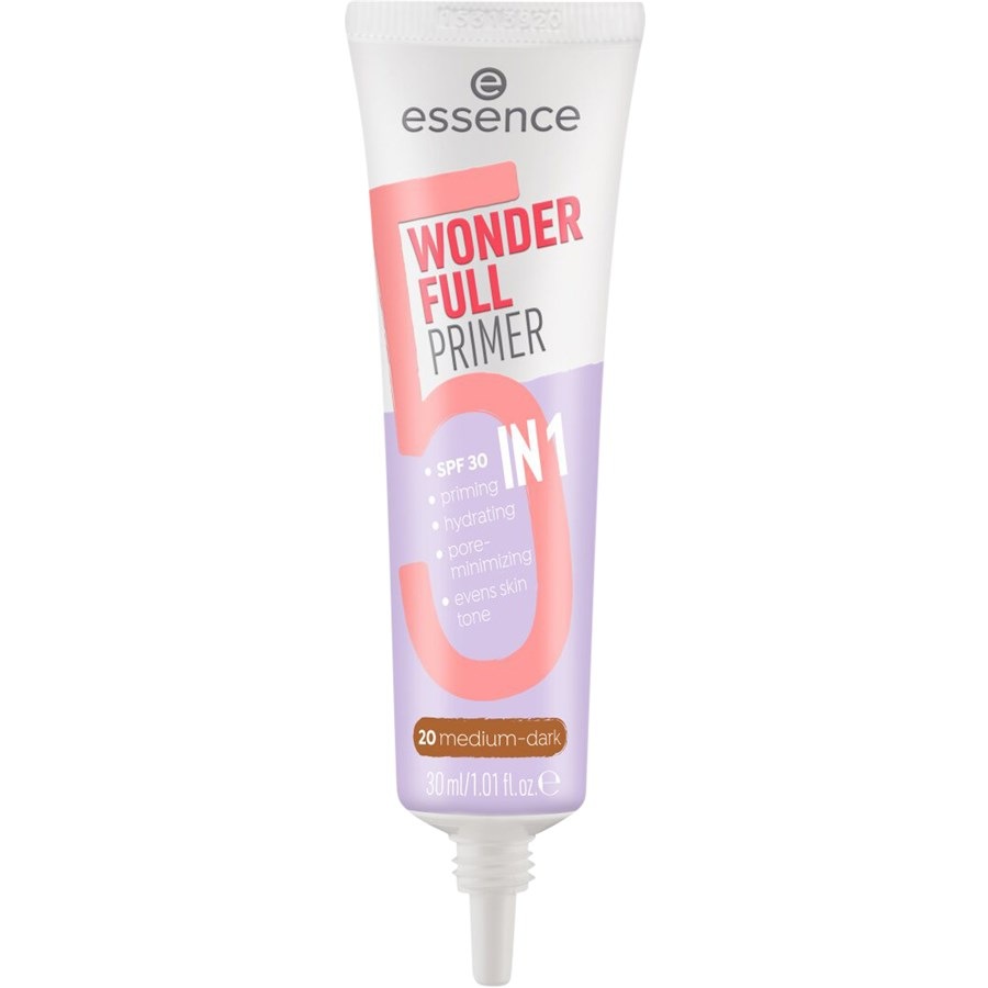 

Праймер Essence Wonder Full Primer 5 in 1, 20 Medium - Dark / 30 ml