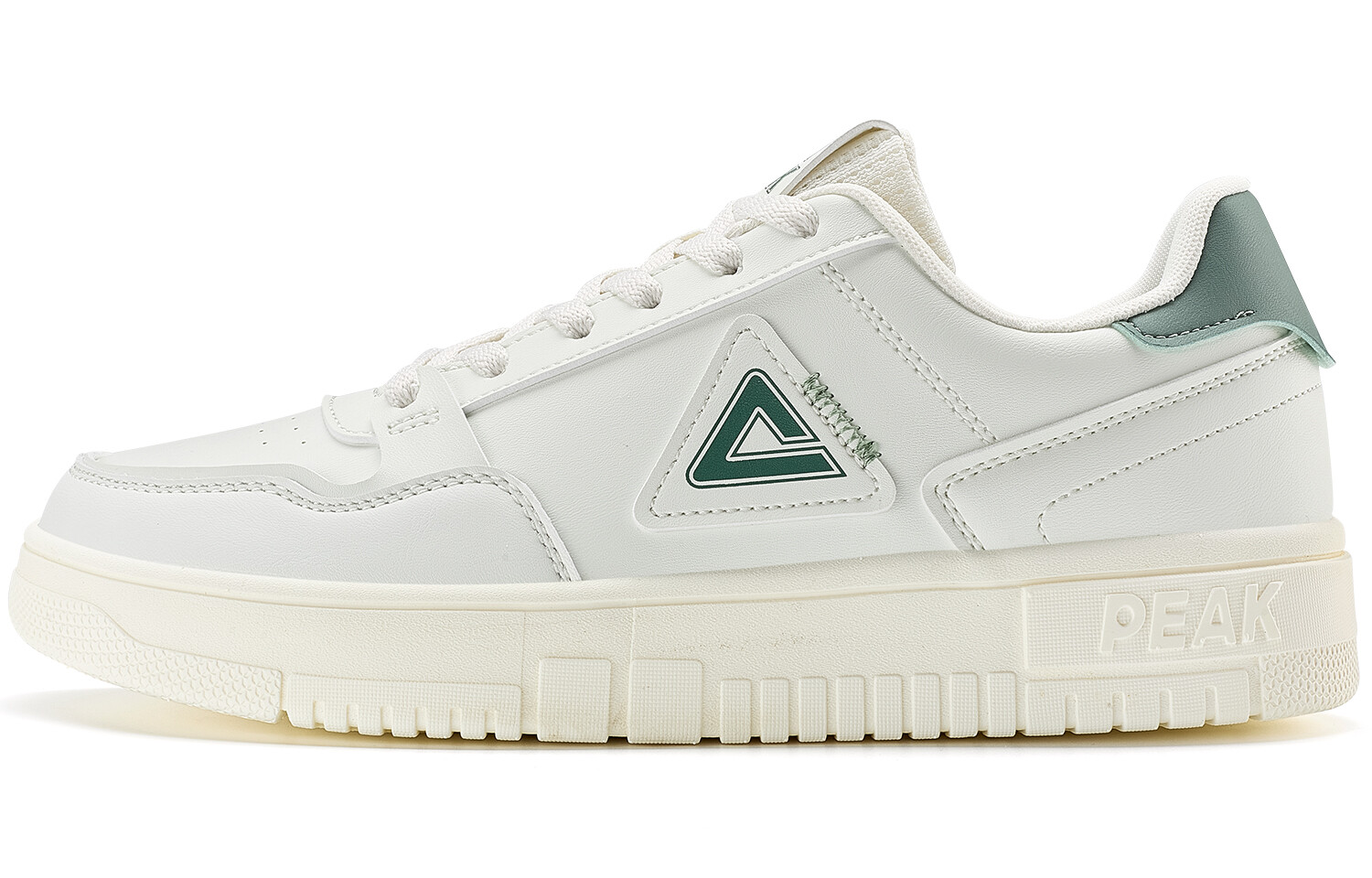 

Кроссовки PEAK Skateboarding Shoes Men Low-top White/Green, белый