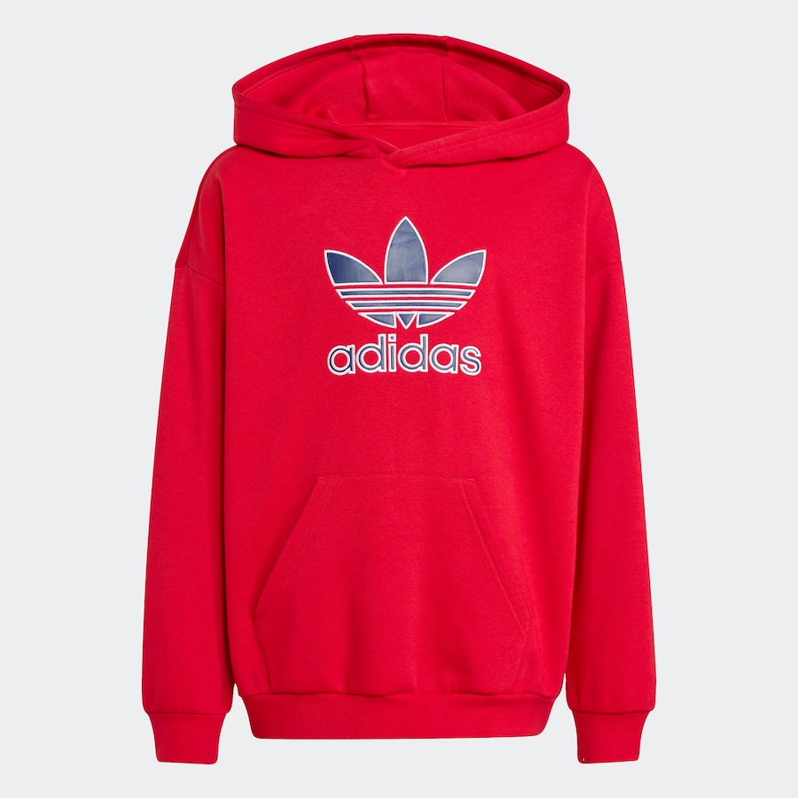 Толстовка ADIDAS ORIGINALS Trefoil, красный — фото 2
