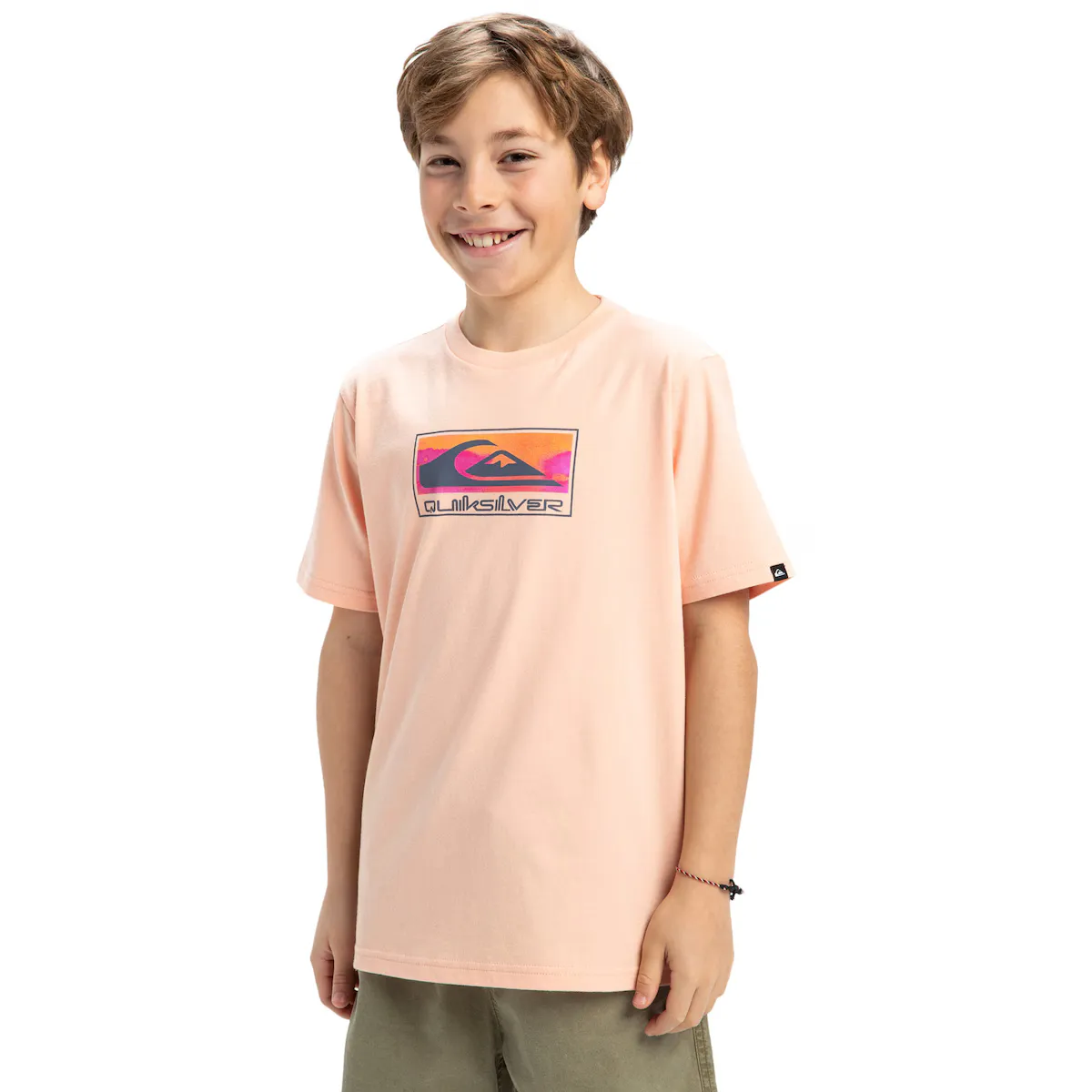 

Детская футболка Ev Gradient Box Quiksilver, цвет Rosa