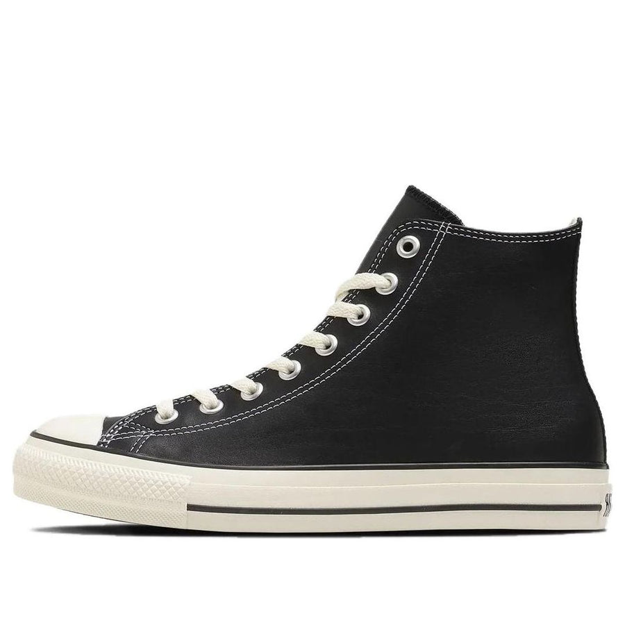 

Кроссовки Converse Leather All Star HI 'Black White', черный