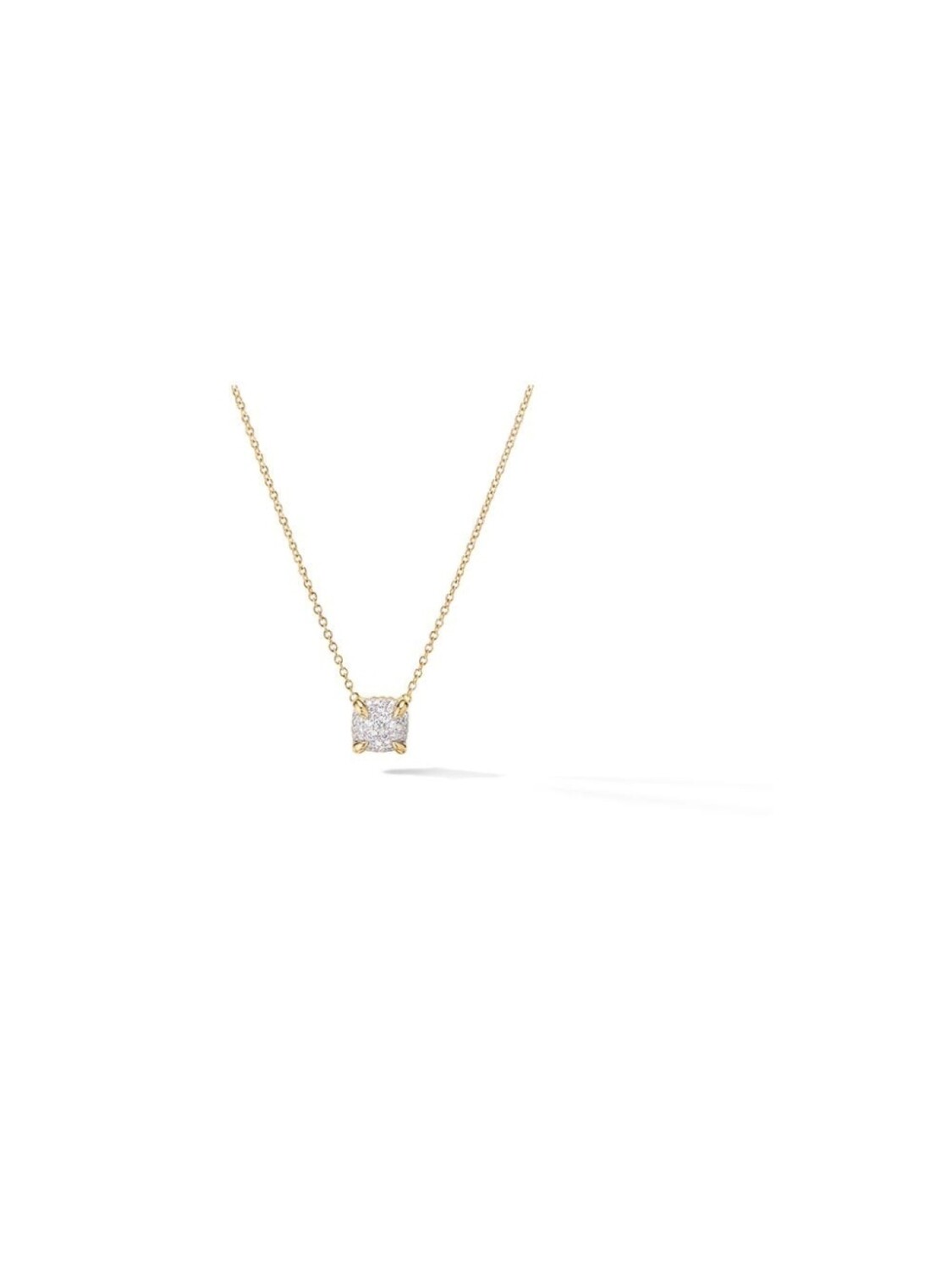 

Колье Petite Chatelaine из желтого золота с бриллиантами David Yurman, золотой