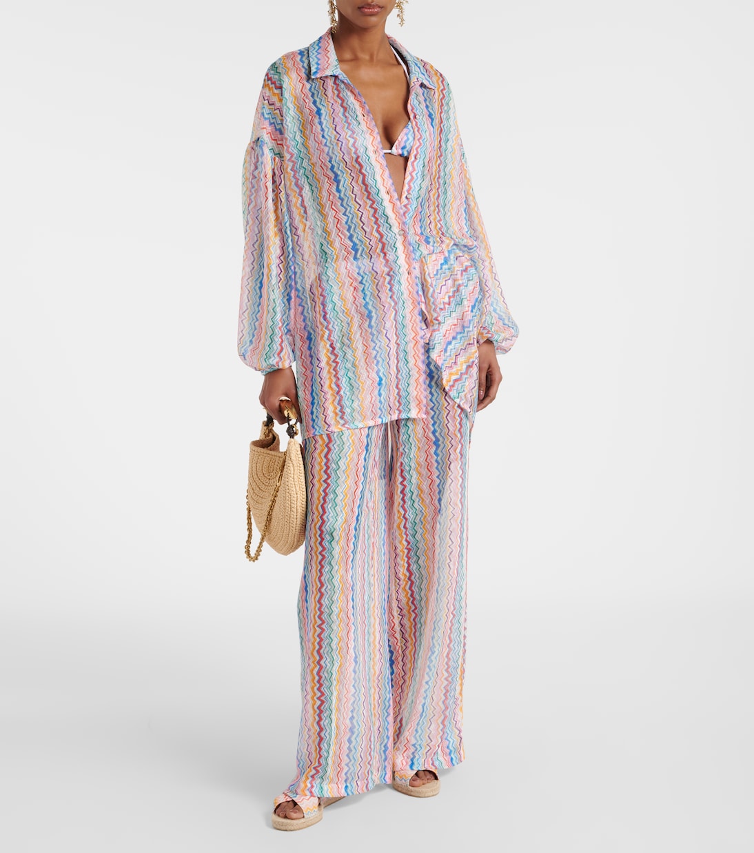 Эспадрильи с зигзагообразным узором Missoni, разноцветный — фото 3