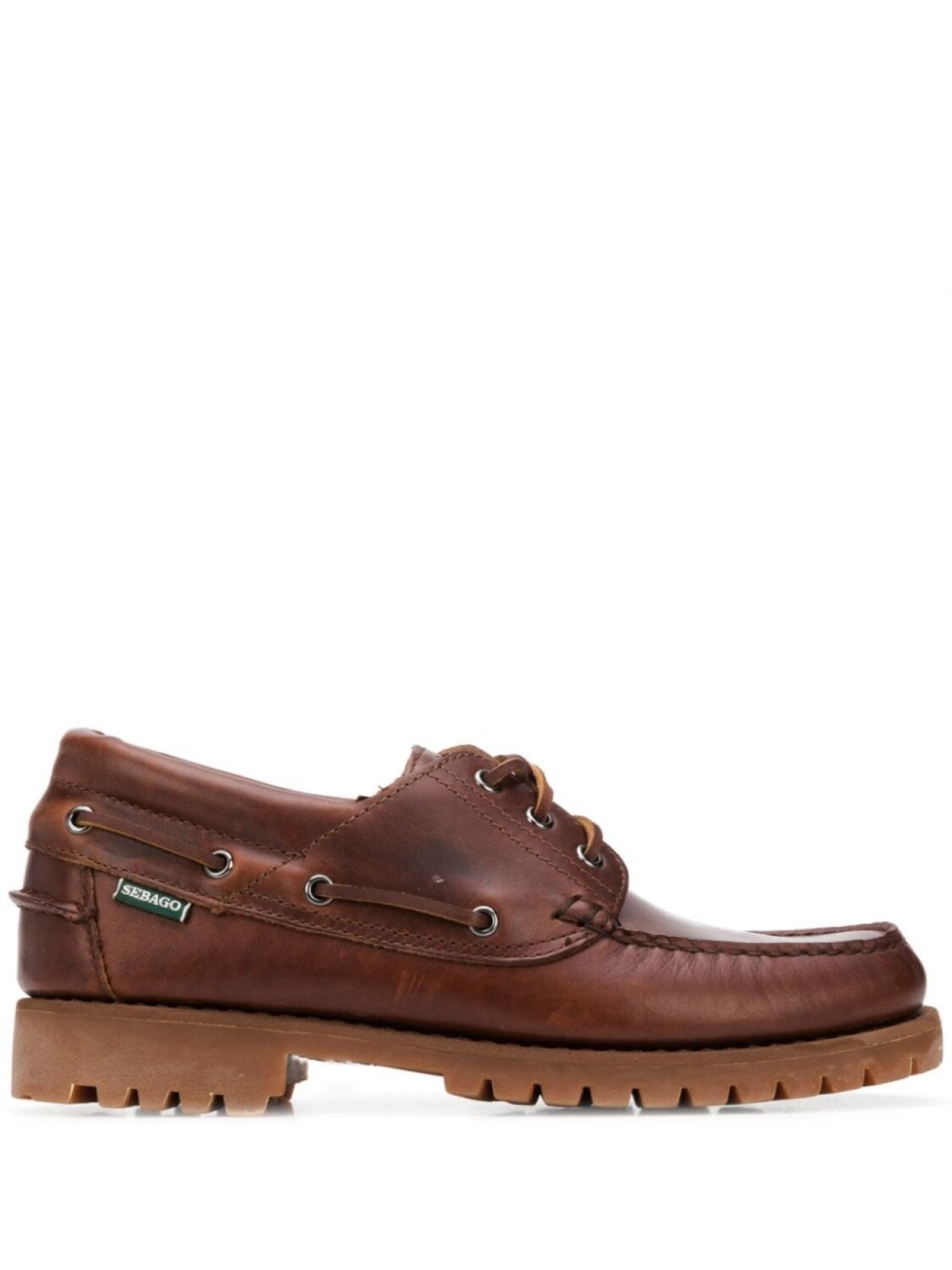 

Sebago лоферы Acadia со шнуровкой, коричневый