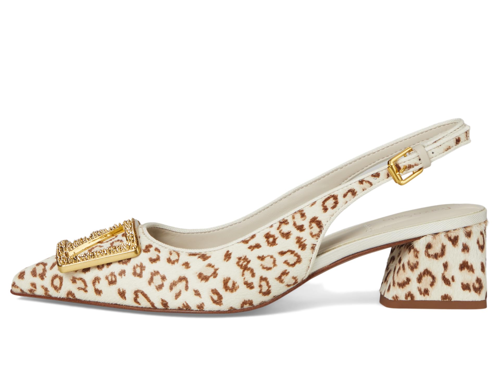 Туфли Franco Sarto Racer 5, цвет Cream White Leopard — фото 4