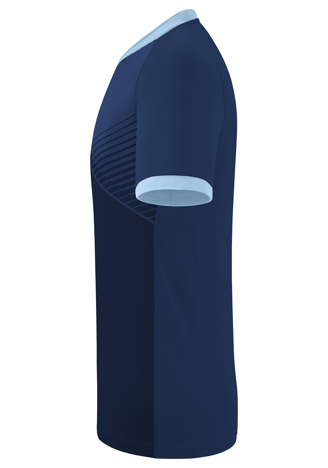 Спортивная футболка erima Mantua Trikot, цвет new navy/faded denim — фото 3