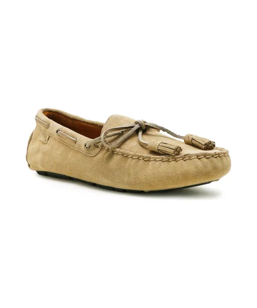 

Кожаные мокасины Anders Polo Ralph Lauren, бежевый