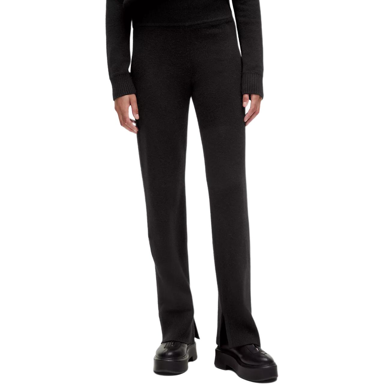 

Женские кашемировые повседневные брюки Lululemon, черный