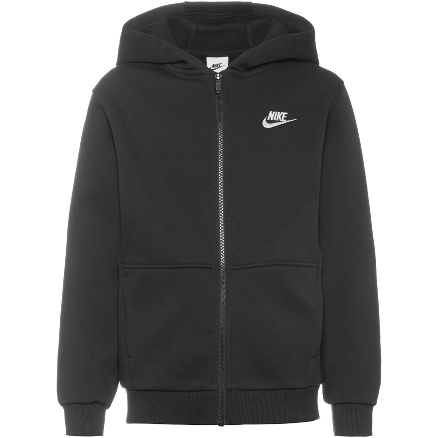 

Толстовка с капюшоном на молнии Nike Sportswear CLUB FLEECE, черный
