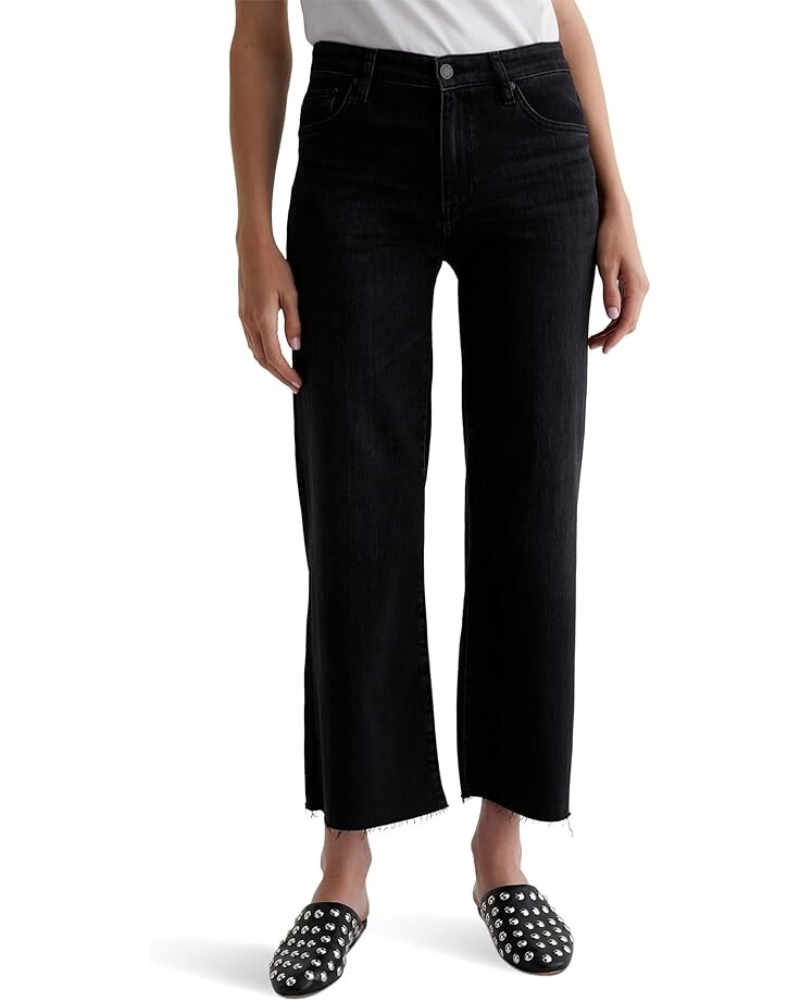 

Джинсы AG Jeans Saige Mid Rise Wide Leg Jeans in Glasgow, цвет Glasgow