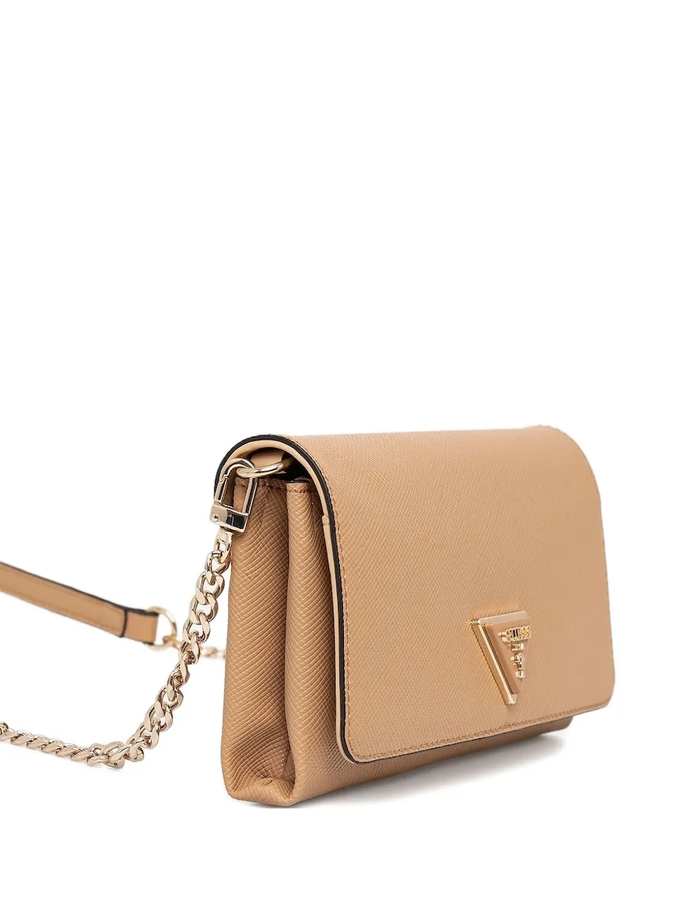 

Фактурная сумка через плечо с цепочкой GUESS USA, нейтральный