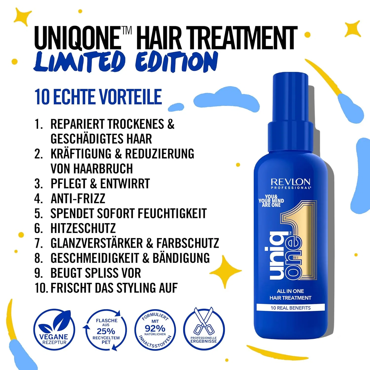 Несмываемый уход для волос REVLON PROFESSIONAL UniqOne Limited Edition, 150 мл Revlon Professional — фото 2