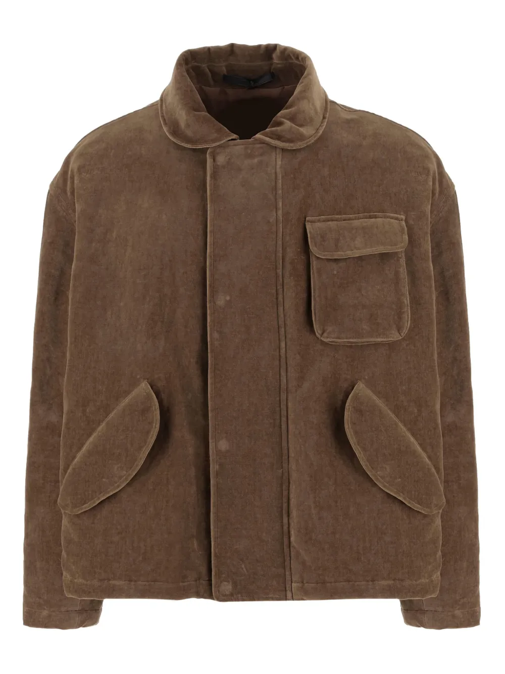 

Куртка с накладными карманами GIORGIO ARMANI, коричневый