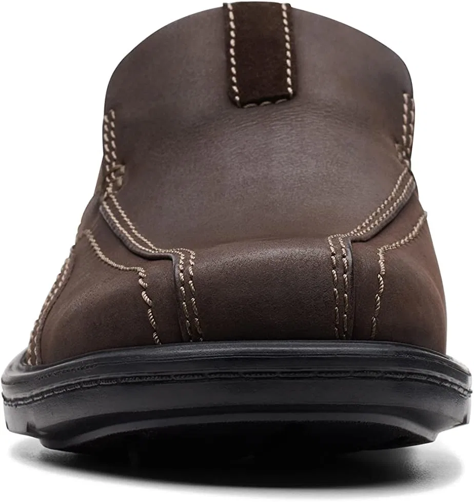 Лоферы из кожи, Clarks, темно-коричневый — фото 2