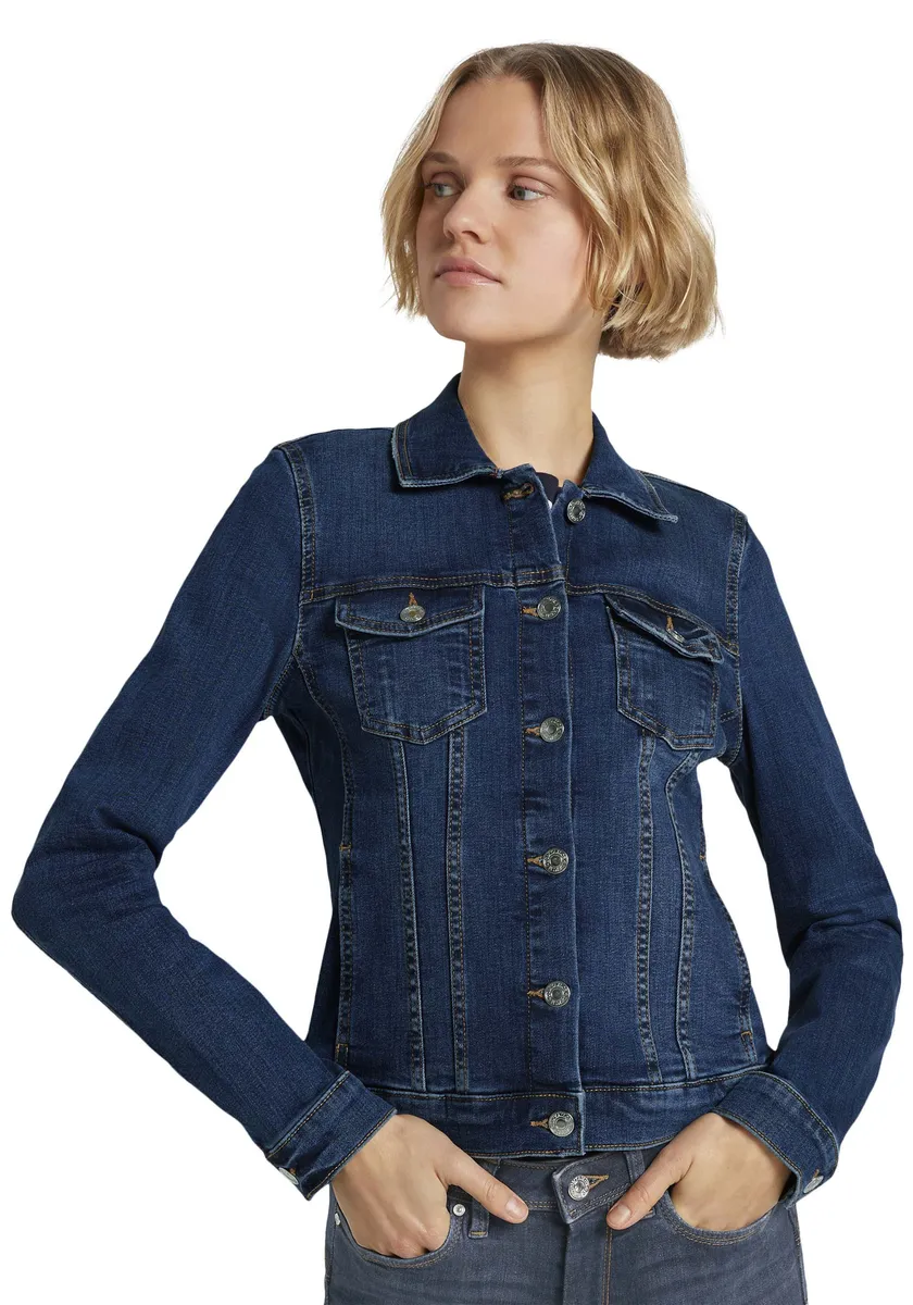 

Джинсовая куртка TOM TAILOR с нагрудными карманами Tom Tailor Denim, цвет Used-Mid-Stone